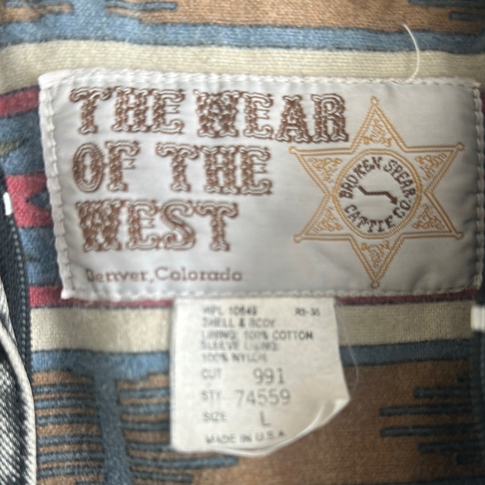 Gray Bomber Jacket With Patterned Trim - image 4